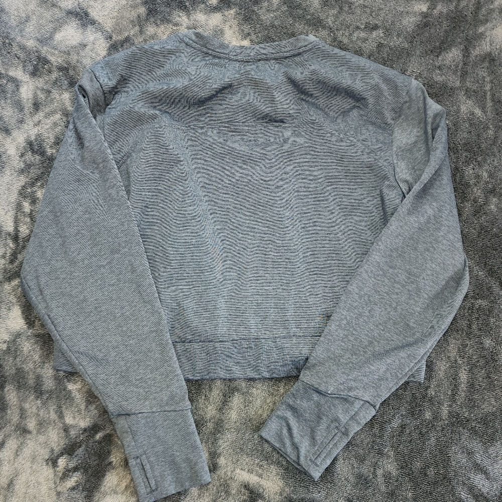 Mia Sport Crop Longsleeve Workout Shirt Size L